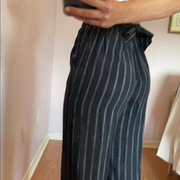 Wilfred Black Pinstripe Pants - Picture 3 of 5